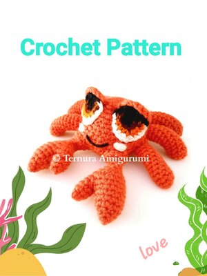 cover image of crochet pattern Crab
